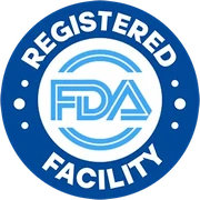 Registered FDA facility seal used on the GLPro sales page